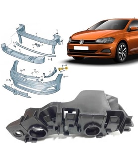 Vw Polo 2018 Sonrası Sol Ön Tampon Braketi 2G0807183