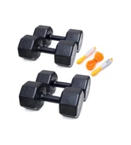 Ps Spor 2 Li Dambıl Set = 8 kg x 2 Adet 10 kg x 2 Adet + Sayaçlı Atlama Ipi