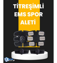 Titreşimli Ems Spor Ve Fitness Cihazı Karın Kası Kol Bacak 2025 Model