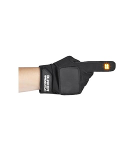 Grand Wolf GW-2835 - Blinker Sinyalli Bisikletçi Eldiven (Siyah)