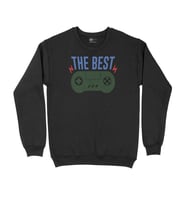 Yeşil The Best Gamer Siyah Sweatshirt