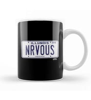 Ferris Bueller Nrvous License Plate Kupa Bardak Porselen