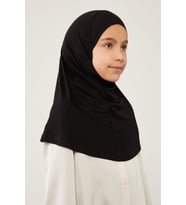 Lavender Pratik Çocuk Eşarp Siyah CPX0301