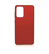 Galaxy A72 Kılıf Kamera Çıkıntılı Soft Silikon (Kırmızı)