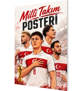 Milli Takım Poster Kitabı Sihirli Parmaklar Yayınları