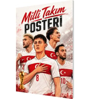Milli Takım Poster Kitabı Sihirli Parmaklar Yayınları