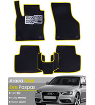 AUDİ A4 SEDAN (2008-2015) Uyumlu EVA Paspas Tam Set–Araca Özel,Su Geçirmez,Kolay Montaj