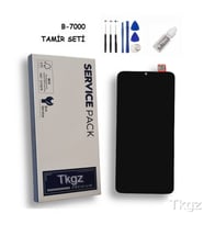 Tkgz Infinix HOT 12İ Uyumlu Lcd Ekran Dokunmatik SERVİCE PACK LCD Ekran + B-7000 + TAMİR SETİ