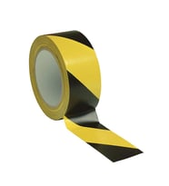 Mey İthalat® Yer İşaretleme Bandı Sarı Siyah 50 mm 30 Metre