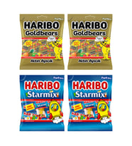 Haribo Altın Ayıcık ve Starmix 200 gr Parti Boy 4 lu Karma Paket