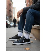 U.S. Polo Assn. MARLON 6FX 102156661 Erkek Sneaker Ayakkabı Siyah 40-45
