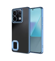 Xiaomi Redmi Note 13 Pro 4G Uyumlu Kılıf Kamera Korumalı Logo Gösteren Zore Omega Kapak