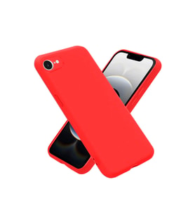 Iphone 16E Kılıf Nano Içi Kadife Silikon - Kırmızı