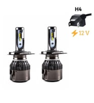 Led Far Ampulü Çift Renk Sarı/Beyaz H4-36W-4800Lm-12V / Laam492-1