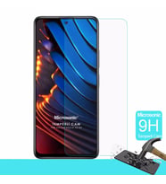 Microsonic Xiaomi Poco X3 GT Tempered Glass Cam Ekran Koruyucu