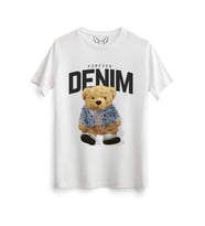 Denim Forever Tedy Bear Beyaz Tshirt