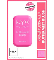 NYX Professional Makeup Buttermelt Blush Kremsi Pembe Pudra Allık - 01 My Butta Half