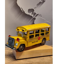 SCHOOL BUS NOSTALJİYİ METAL OTOBÜS 30 CM