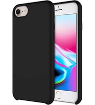 Buff iPhone 8/7 ile Uyumlu Rubber Fit Kılıf Black (Siyah)