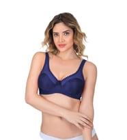 LACİVERT  MI Emay 169 C Basic Balenli Toparlayıcı Sütyen