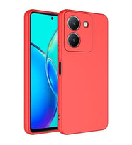 Coverzone Vivo Y36 4G ?le Uyumlu K?l?f Z-Mara Lansman Vieri Tam Koruma Arka Kapak Kamera Koruma �?k?nt?l? P�r�zs�z Y�zey K?rm?z?