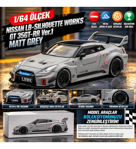 1/64 NISSAN LB-Silhouette WORKS GT 35GT-RR Ver.1 Matt Grey