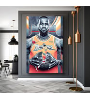Lebron James Kanvas Tablo