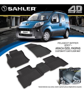Peugeot Bipper Havuzlu Paspas 4,5D Sahler 2007 Sonrası