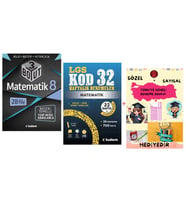 TUDEM YAYINLARI LGS MATEMATİK 3 BOYUT BECERİ TEMELLİ SORU BANKASI - MATEMATİK KOD 32 HAFTALIK DENEME