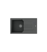 Black Stone Babil 50X86 cm Tek Göz Antrasit Granit Mutfak Eviyesi