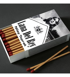 Kişiye Özel İsimli Lana Del Rey Baskılı Hediyelik Tasarım Kibrit