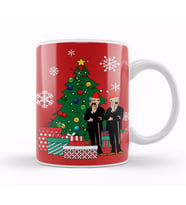 Thomson and Thompson Around The Christmas Tree Tintin Kupa Bardak Porselen