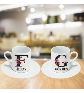 Çiftlere Özel İkili Kahve Fincanı