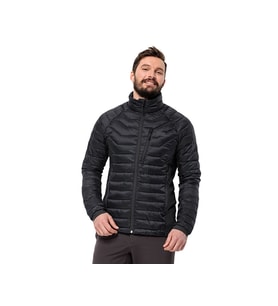 Jack Wolfskin Routeburn Pro Ins Jkt M Erkek Günlük Mont 1206862-6000 Siyah