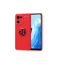 Oppo Reno 7 4G Uyumlu Kılıf Zore Ravel Silikon Kapak (Kırmızı)