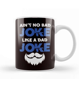 Bad Dad Joke Father Daddy Stepdad Husband Poppa Father´s Day Kupa Bardak Porselen