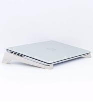 BK Gift Taşınabilir Ahşap Beyaz Notebook Laptop Standı