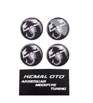 Grande Punto Yuvarlak Abarth Logo Rozet Jant Göbeği