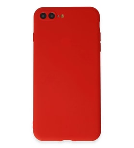 Pilelistore   iPhone 7 Plus Kılıf First Silikon - Kırmızı