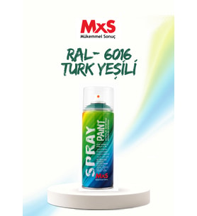 MxS RAL 6016 Türk Yeşil Akrilik Sprey Boya 400 ML