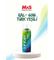 MxS RAL 6016 Türk Yeşil Akrilik Sprey Boya 400 ML