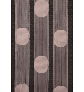 PUANLI MODEL PUDRA RENK HAZIR İP PERDE 300*280 cm