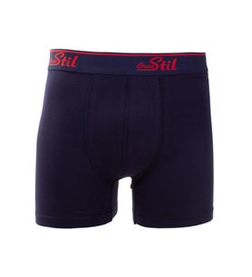 Ören Stil 44-8032 Lacivert 3'lü Paket Erkek Pamuklu Likralı Boxer