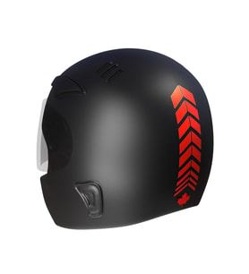 2 Adet Sport Kask, Araba Ayna Bayrak Kırmızı Kask Sticker Çınar Extreme