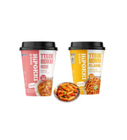 Hipokki Rose Soslu Ve Klasik Soslu Tteokbokki Kore Pirinç Keki 120gr 2'li set