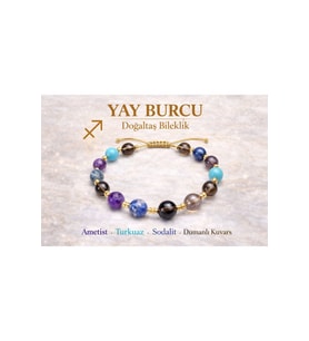 Yay Burcu Doğaltaş Bileklik
