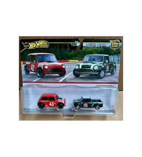 Hot Wheels Mattel 2'Li Premium Araba Seti Morris Mini & 67 Austin Mini Pickup Jbk97