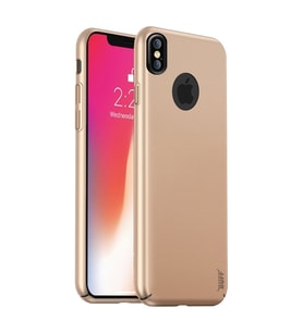 Buff iPhone X ile Uyumlu Slim Fit Kılıf Gold