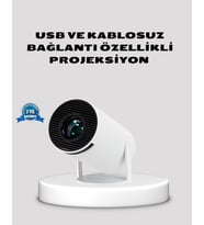 Northcity 4K Taşınabilir Projeksiyon Cihazı - HDMI/USB, 130 İnc. Ekran, 160 ANSI, Ev Sineması Deneyimi
