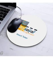 Bilgisayar Programcısı Temalı Yuvarlak Mousepad